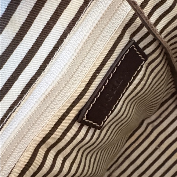 I Crew vintage rattan handbag with leather handles - Picture 4 of 6